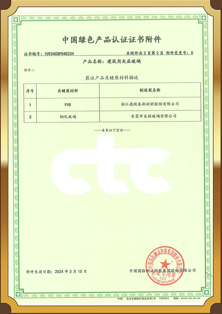 China Green Products Green Building Materials Product Certification Report