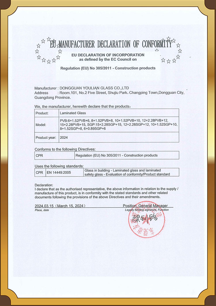 YOULIAN ACKNOWLEDGMENTS AND DECLARATIONS