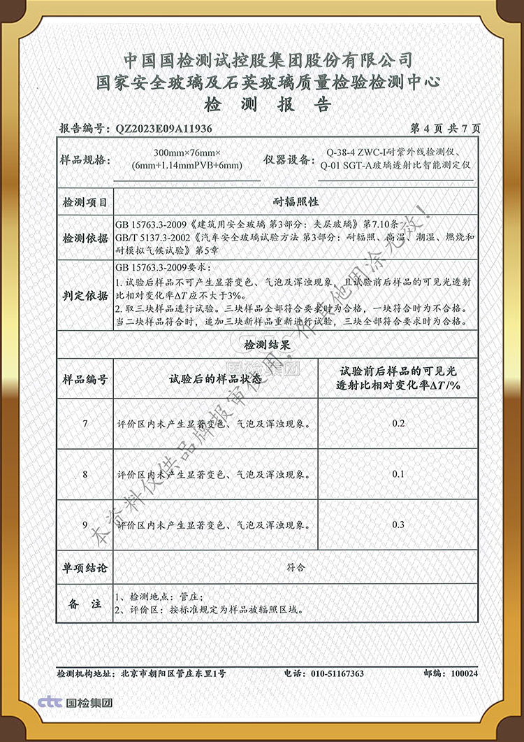 Test report