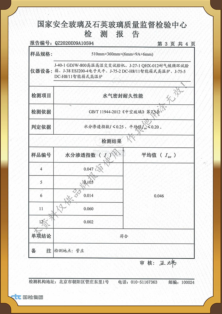 Test report