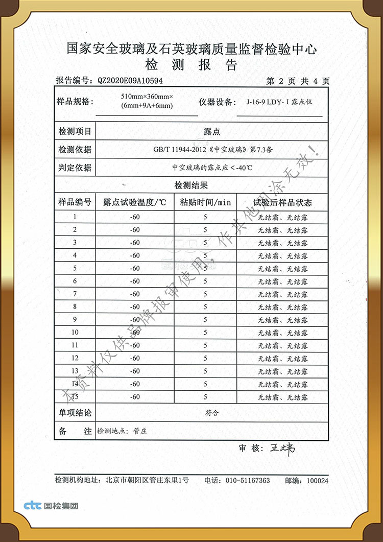 Test report