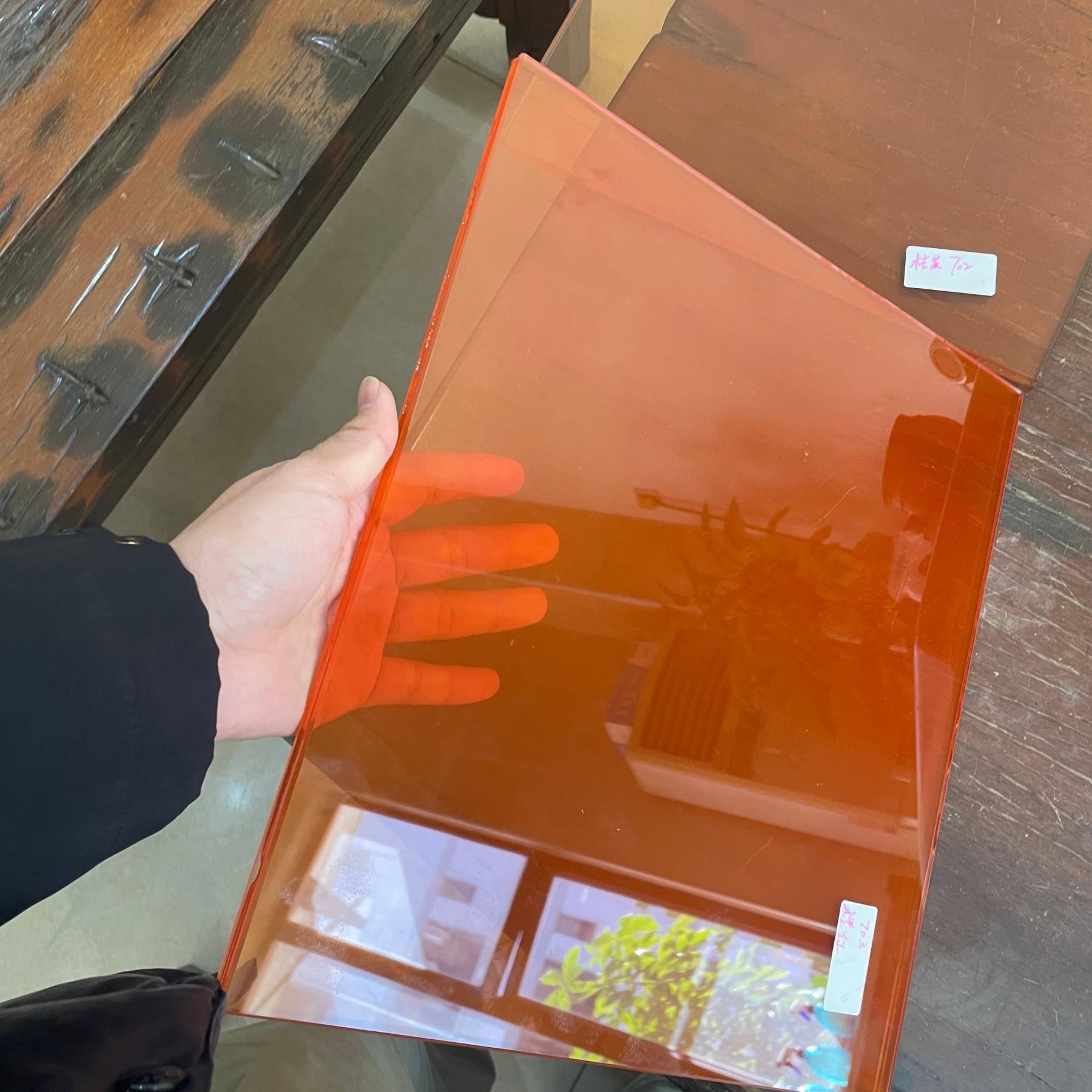 Russia - custom color laminated glass